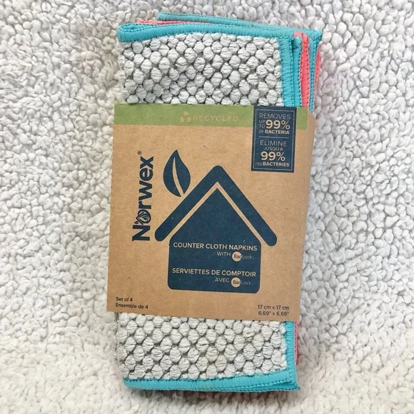 Norwex Counter Cloth Napkins Set - Picture 1 of 6